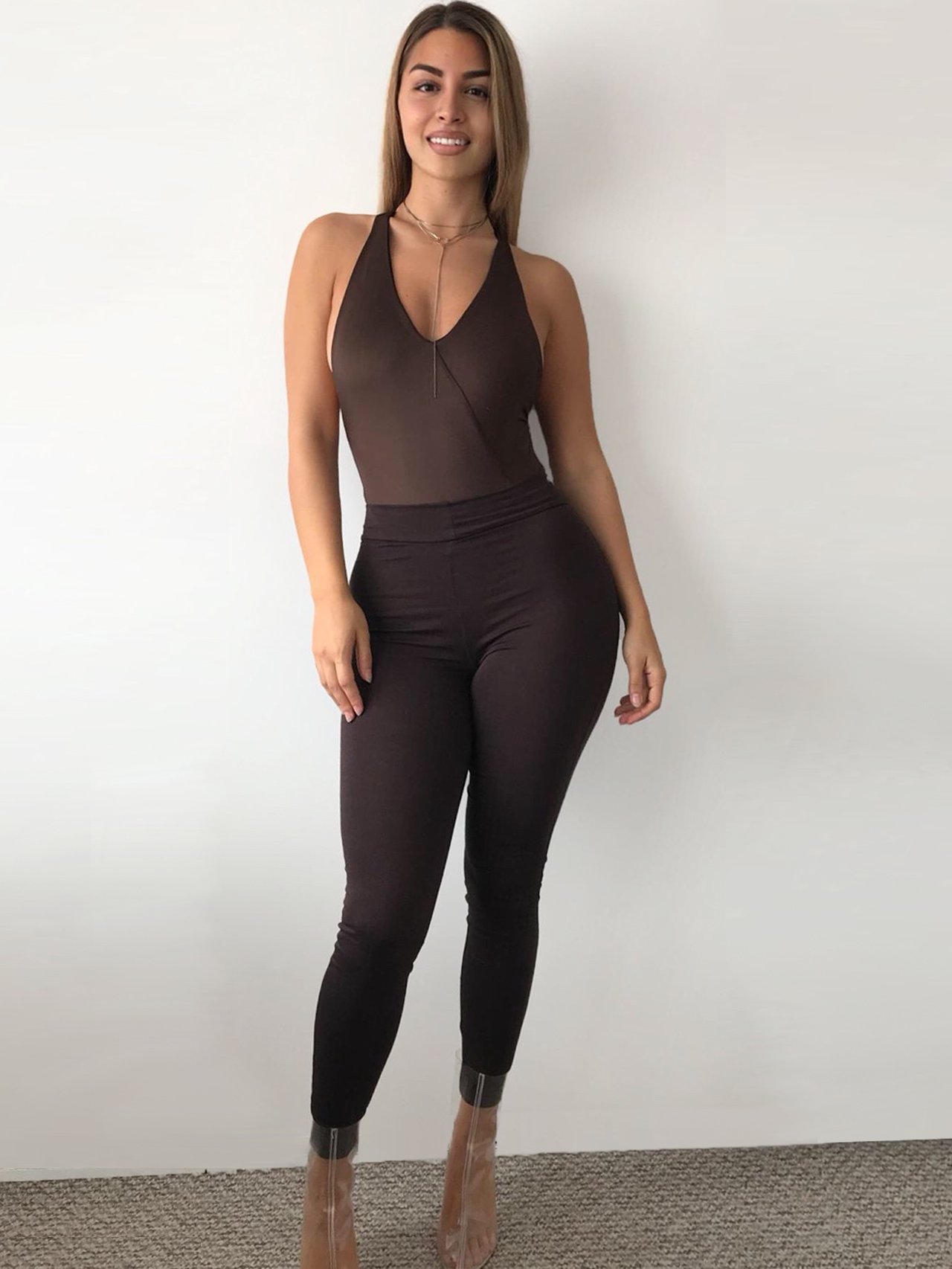 chocolate brown leggings